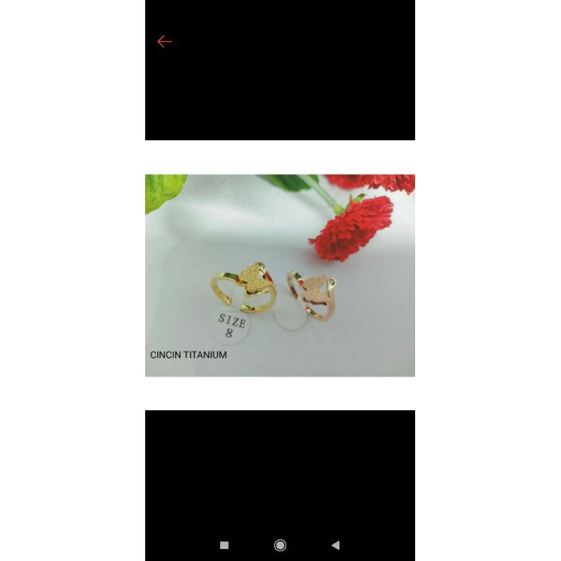 Fourfashion Gelang dan cincin titanium N2709199