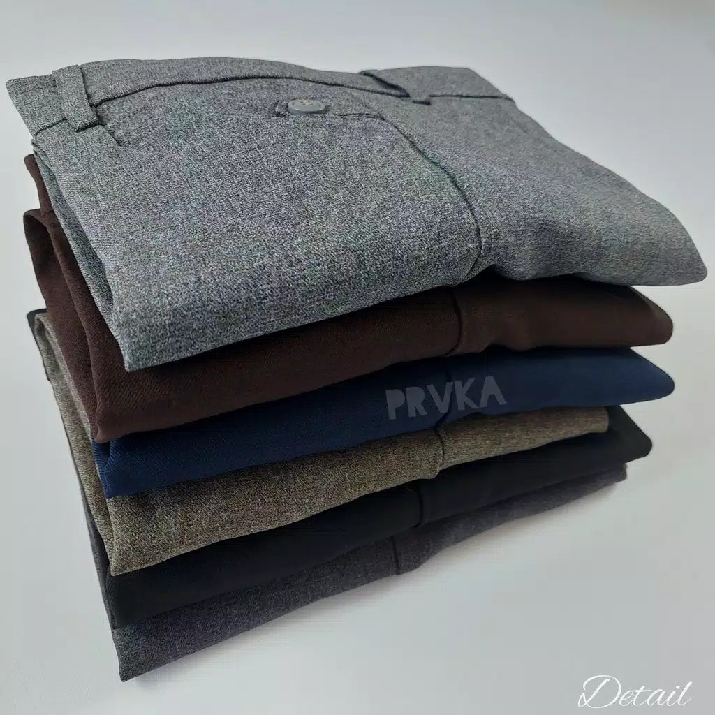 Celana Panjang Wanita Kantor Bahan Woll Size Jumbo M-5XL