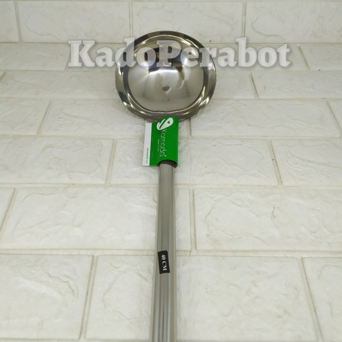 centong stainless jumbo - centong kuah dagang - irus komodo 40 cm