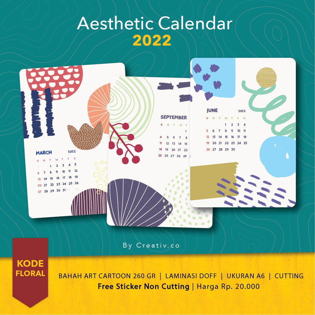 

KALENDER AESTHETIC 2024 FLORAL [KALENDER MURAH] [KALENDER TEMPEL] [KALENDER DINDING]