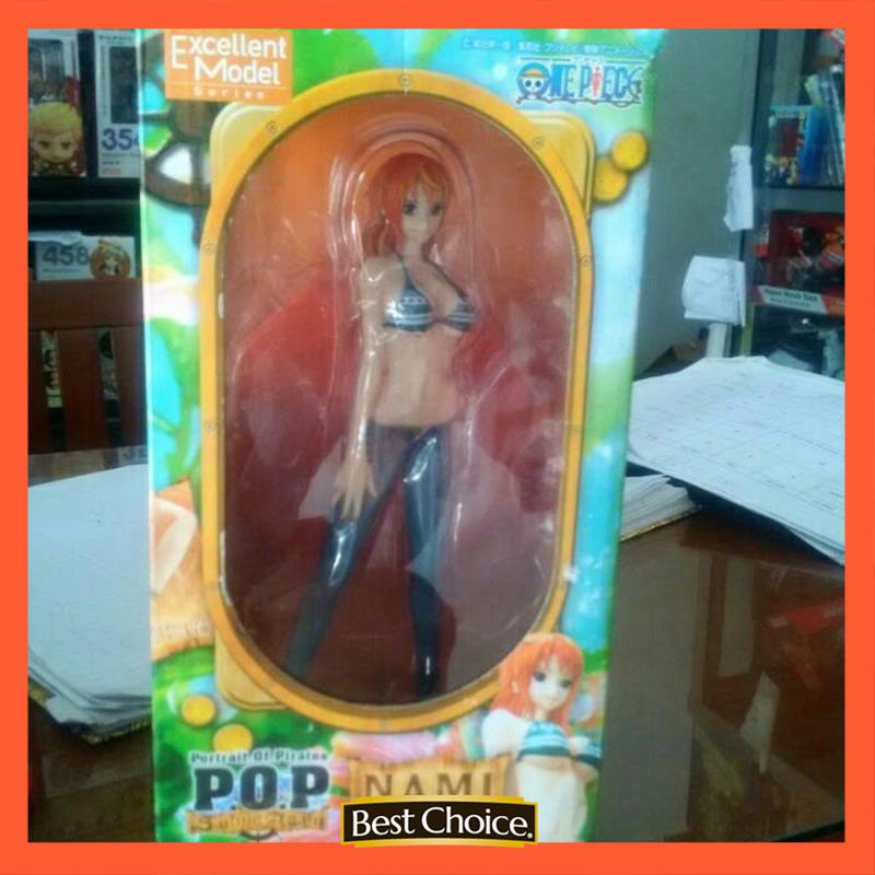 Action Figure One Piece PVC POP Nami Sailing Again