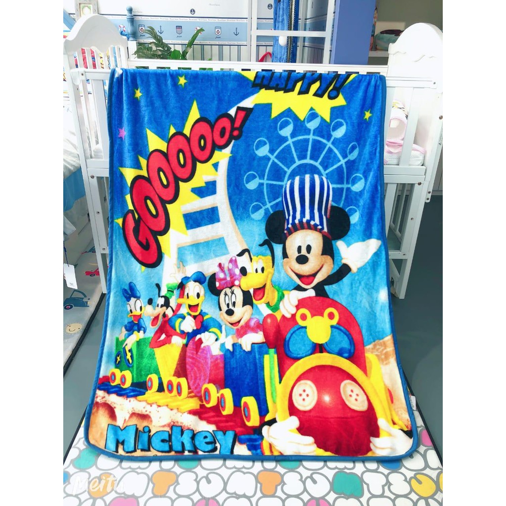 Selimut Bulu Halus Motif karakter Keren Murah Berkualitas