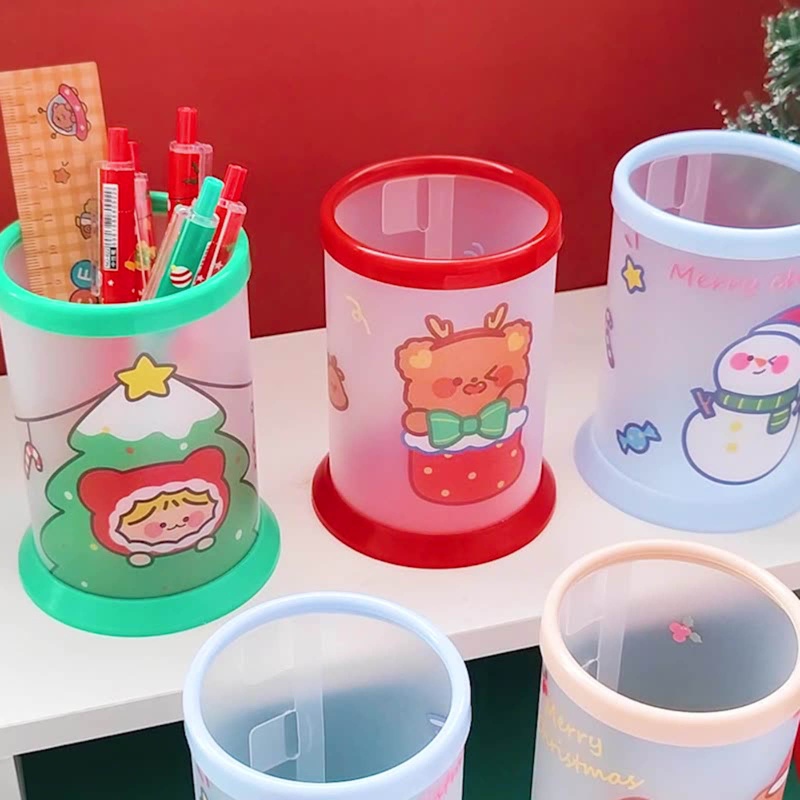 Zzz Cup Organizer Holder Brush Makeup / Pulpen Untuk Pesta Natal Anak