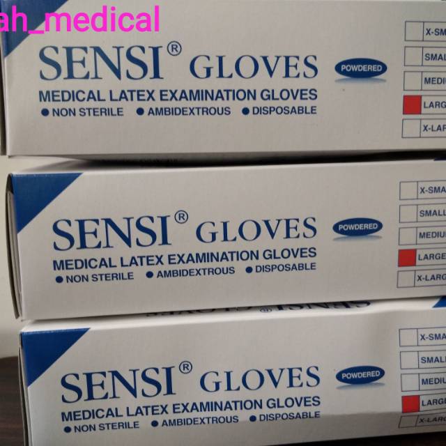SARUNG TANGAN KESEHATAN / SARUNG TANGAN MEDIS / SENSI GLOVES