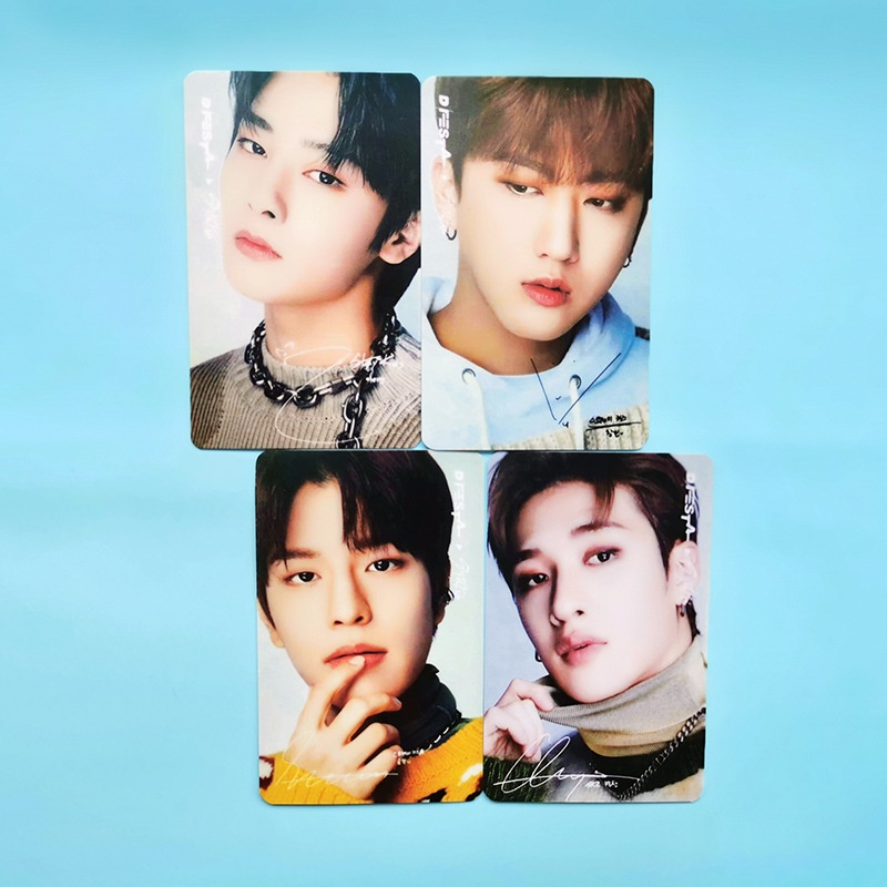 8pcs / Set Kartu Pos Desain Kpop Stray Kids Dispatch Ukuran Kecil