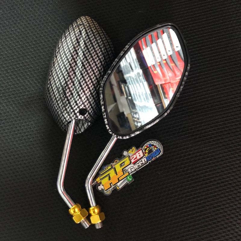 SPION HONDA WARNA MERAH BIRU KUNING TIANG CHROME BEAT VARIO SCOOPY SPACY GENIO PCX SUPRA CB 150 R DLL