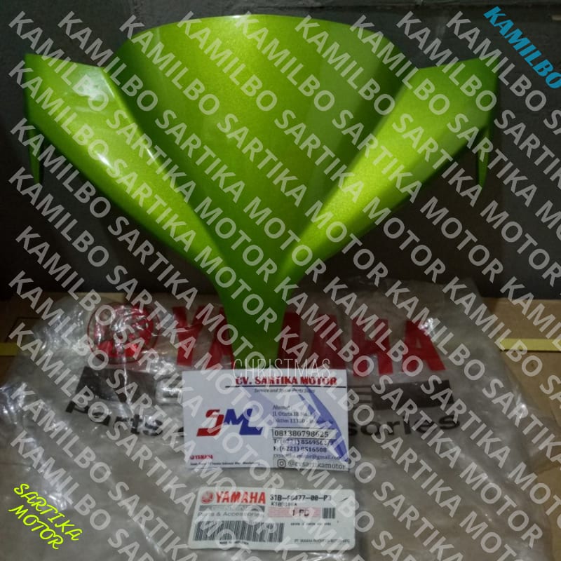 (100% Original ) COVER (L GREEN M6) 31B2 Jupiter ZX 0/ 31B-F6477-00-P3 Mantap bos