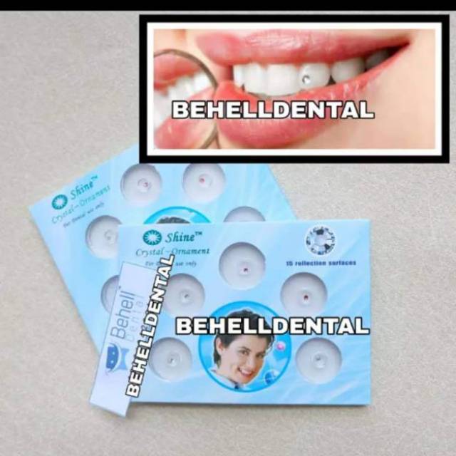 BERLIAN PERMATA DIAMON GIGI SHINE MENGKILAP / DENTAL DIAMOND / TOOTH TEETH / BEHELLDENTAL