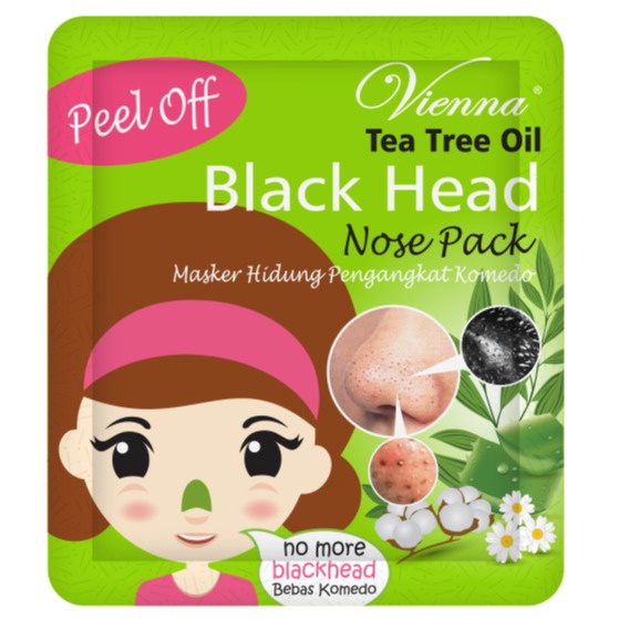 Vienna Black Head Nose Pack 10mL / Masker Hidung Pengangkat Komedo