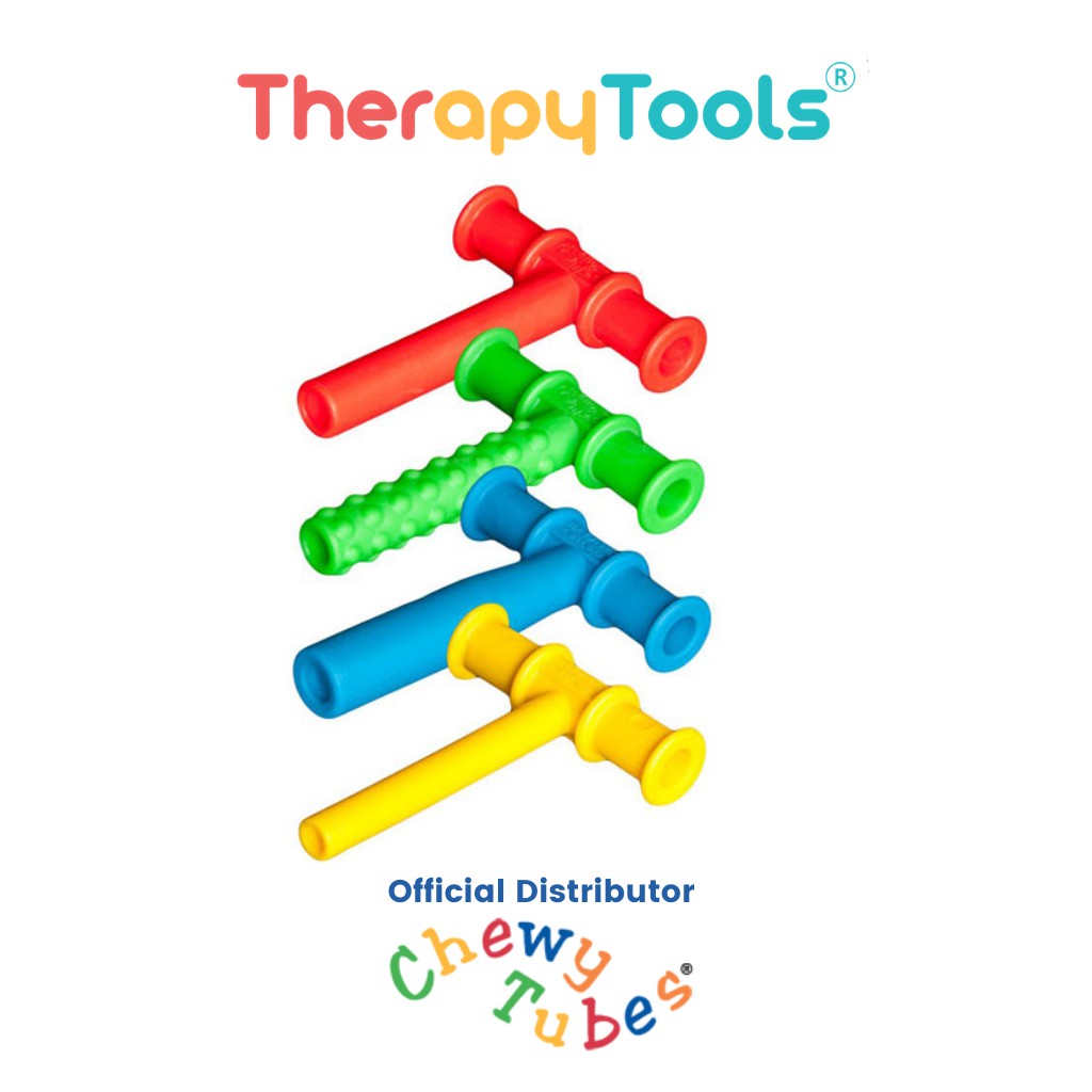 Chewy Tube, Alat Gigit/Kunyah Anak (Teether) untuk latihan wicara dan stimulasi oral - Therapy Tools