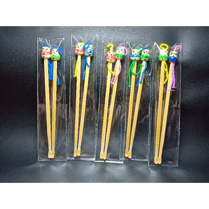 Souvenir Unik Korek Kuping Kayu Panjang 12 Cm isi 2 Pcs