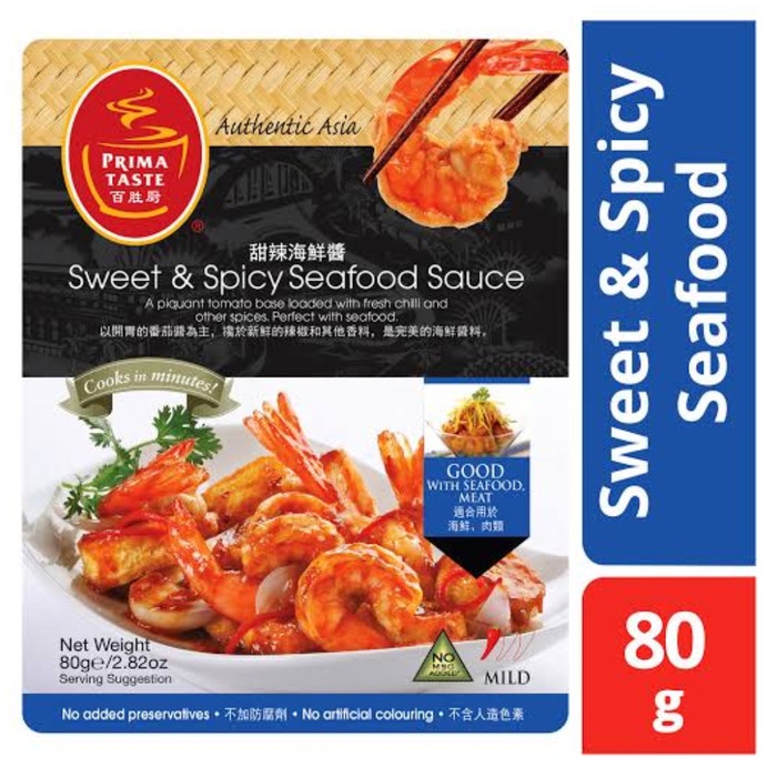 

Bumbu Prima Taste Sweet & Spicy Seafood Sauce 80 Gram
