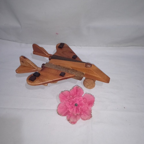 Miniatur Jet Pesawat Udara Bahan Kayu Ukuran Sedang Untuk Pajangan, Hiasan, Kado, Hadiah, Koleksi dan Mainan Anak