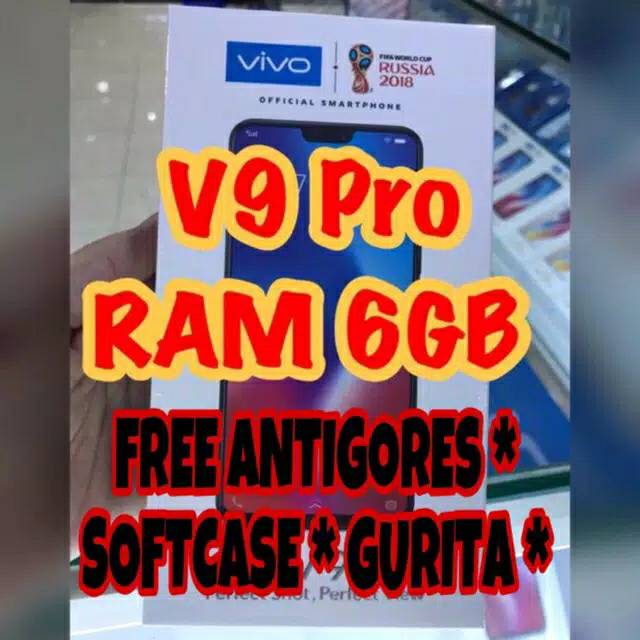READY  
VIVO V9 PRO RAM 6GB (SIAP KIRIM HARI INI)