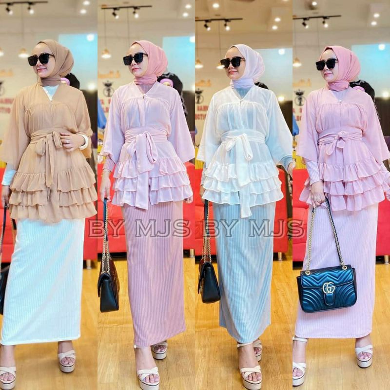 ZASKIA DRESS BAHAN KNIT MANGO