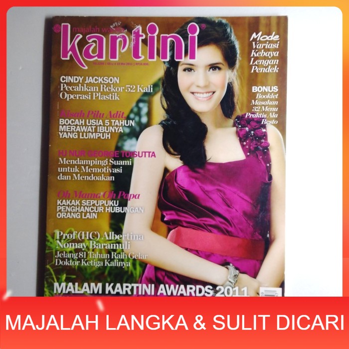 Majalah KARTINI No.2295 Mei 2011 Cover CARISSA PUTRI Langka