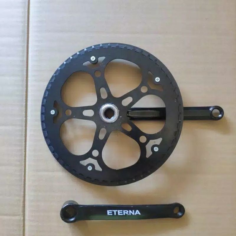 Crank Gir Tengah 52T Single Speed Sepeda Minion Lipat. ETERNA