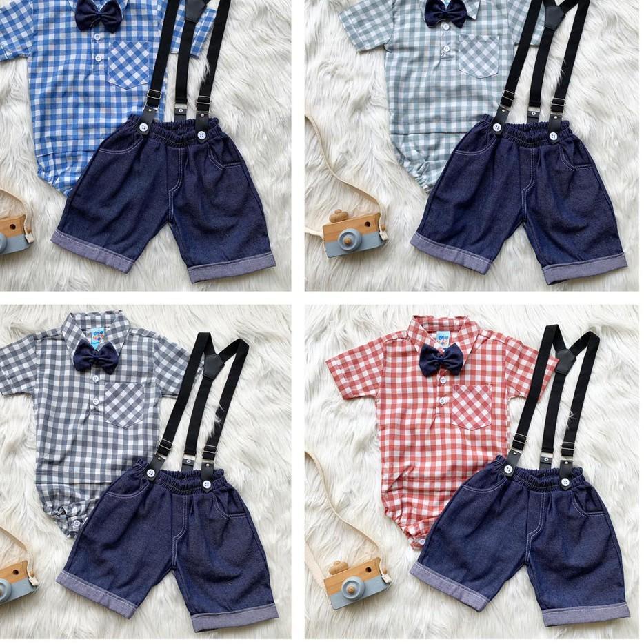 Best - setelan tuxedo jas anak fashion bayi laki2 1-3 TAHUNfashion KENNETH BILLY JOHN tuxedo set cel