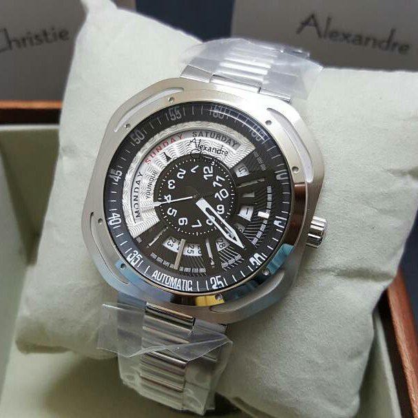 JAM TANGAN ALEXANDRE CHRISTIE AC3035 AUTOMATIC SILVER ELEGAN ORIGINAL GARANSI RESMI
