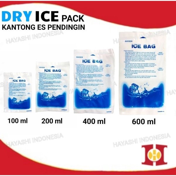 Ice Gel Pack Thermafreeze Bag Dry Cooler Jelly Kantong Es Pendingin-10PC