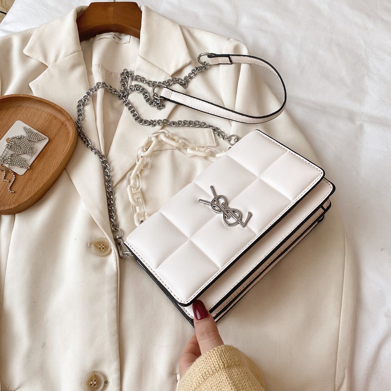 Tasready Tas Selempang Wanita Fashion Rantai Transparan