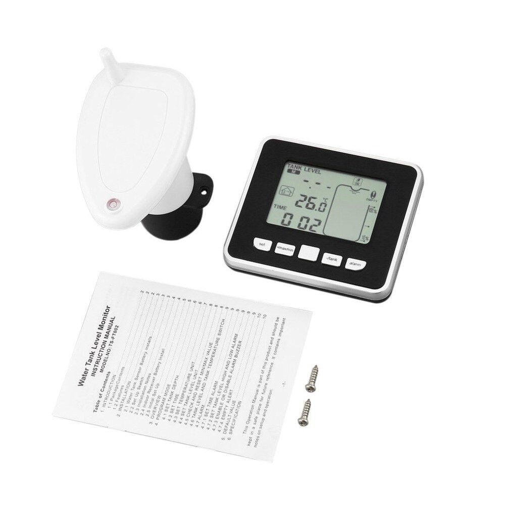 Ultrasonic Water Tank Level Meter TS-FT002 with Temperature Display