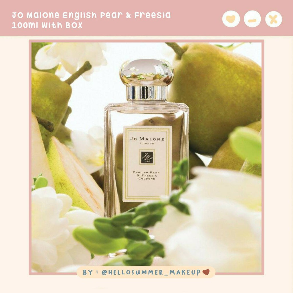 JO MALONE - English Pear &amp; Freesia 100mL Eau De Cologne Parfum