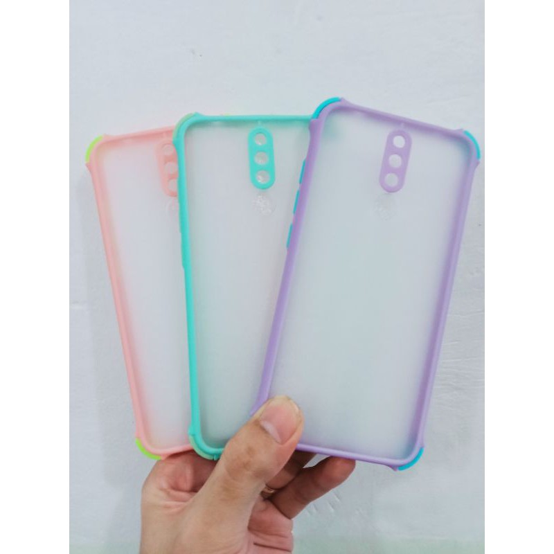 REDMI 8A PRO MY CHOICE CASE FOUR CORNERS ANTI FALL EAGLE EYE FROSTED SILICONE