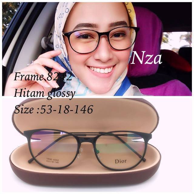 Frame Kacamata Wanita Trendy, Kaca mata Minus, Kacamata Anti Radiasi, Kaca mata Terbaru 82//42