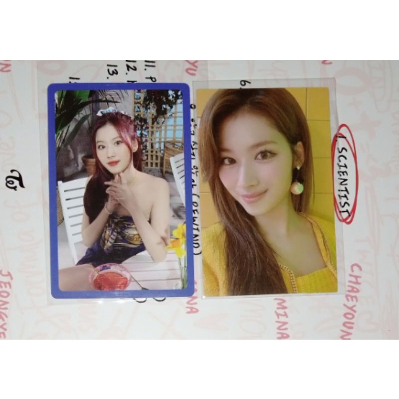sana photocard eyes wide open (ewo) official