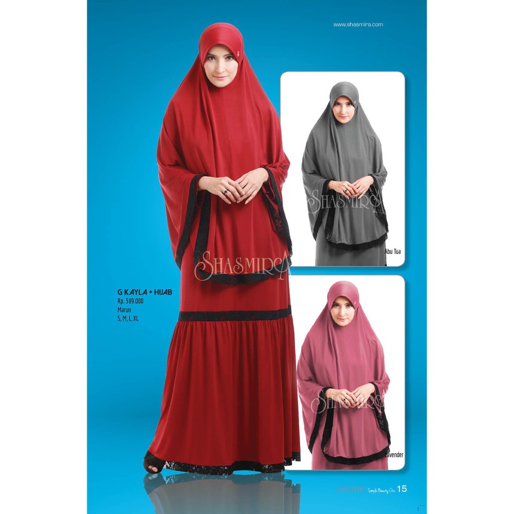GAMIS SHASMIRA / GAMIS SHASMIRA SET HIJAB
