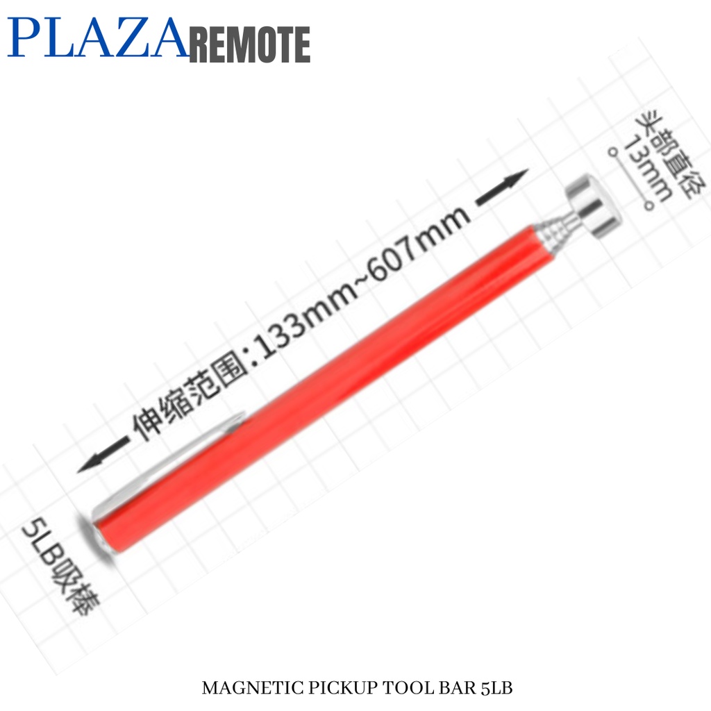 MAGNETIC PICKUP TOOL POCKET STIK TELESCOPIC MAGNET 5LB MODEL PEN