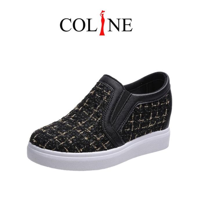 COLINE CL-258 Sneakers Wedges Wanita C1093 TERPOPULER