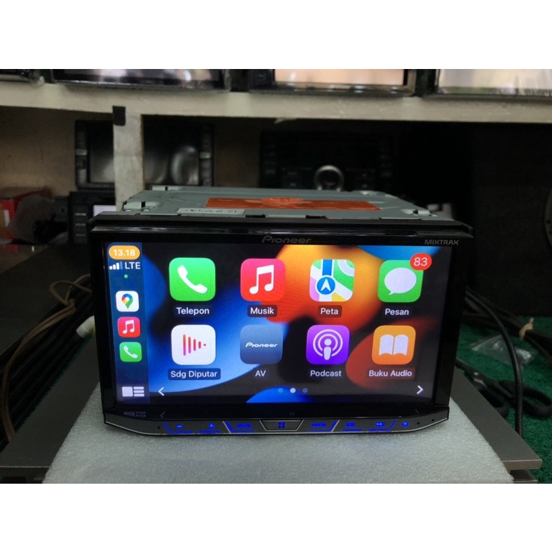 Headunit Pioneer AVH X8850BT seri 8 pioneer Sudah applecarplay/android auto