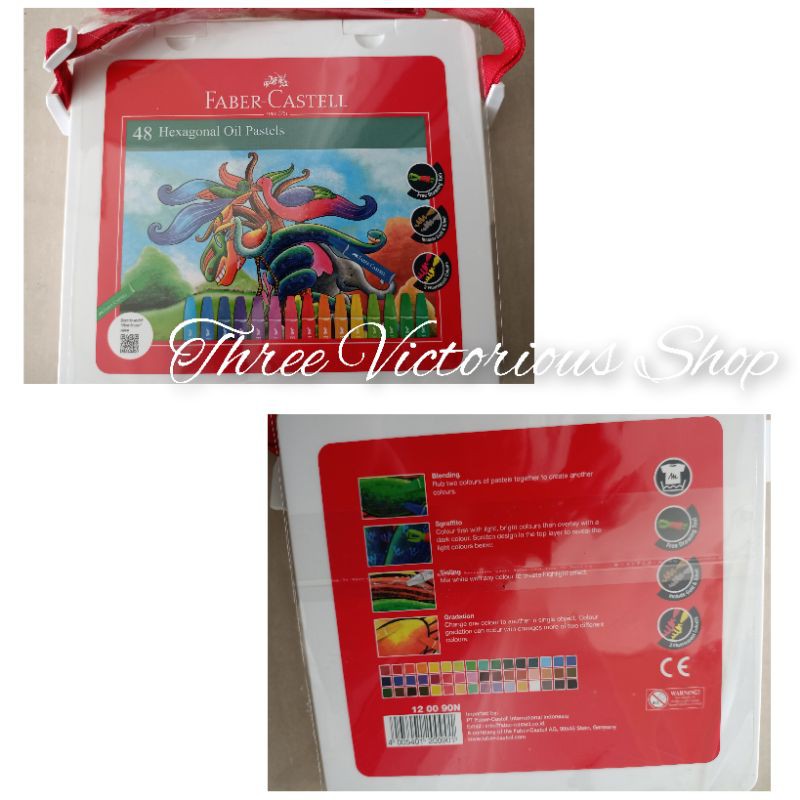 

Original Crayon Faber Castell Hexagonal oil pastel 48 warna