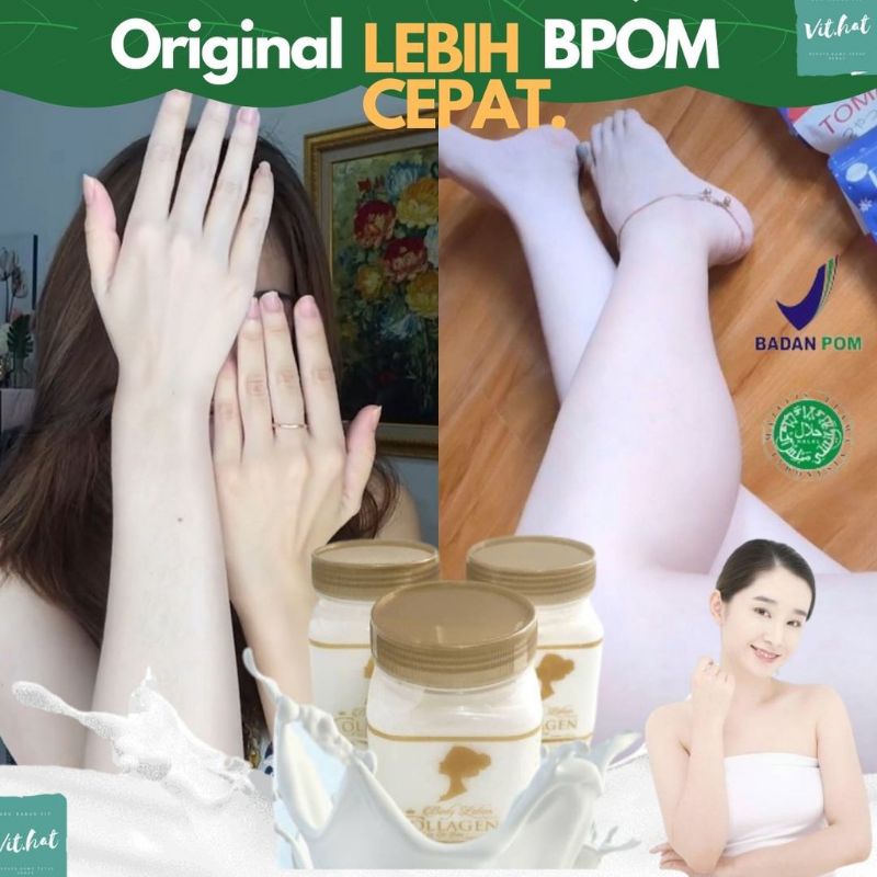 [COD] Ceam Pemutih Badan Permanen Pria Dan Wanita Bibit Pemutih Badan Collagen Lotion Pemutih Badan BPOM