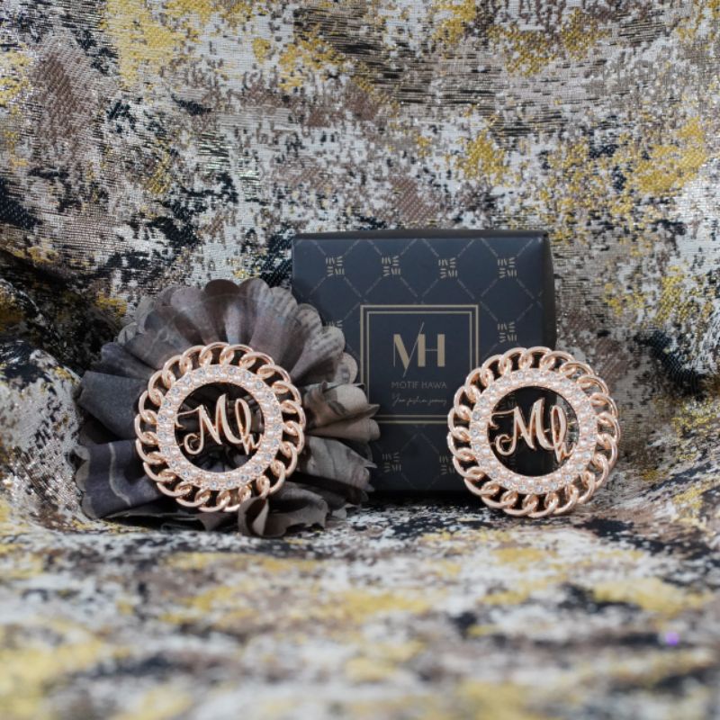 Bros Premium/ Bros Branded / Brooch Accesoris original by Motif Hawa / Pin Bros Kristal Premium / Br
