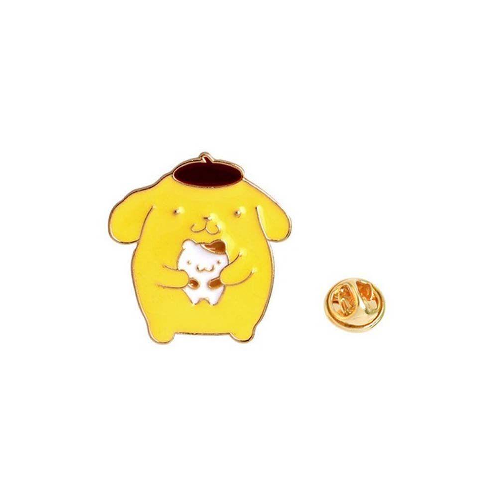 Mxbeauty My Melody Bros Lucu Kartun Kuromi Cinnamoroll Purin Kerah Pin Lencana Pin Enamel Pin