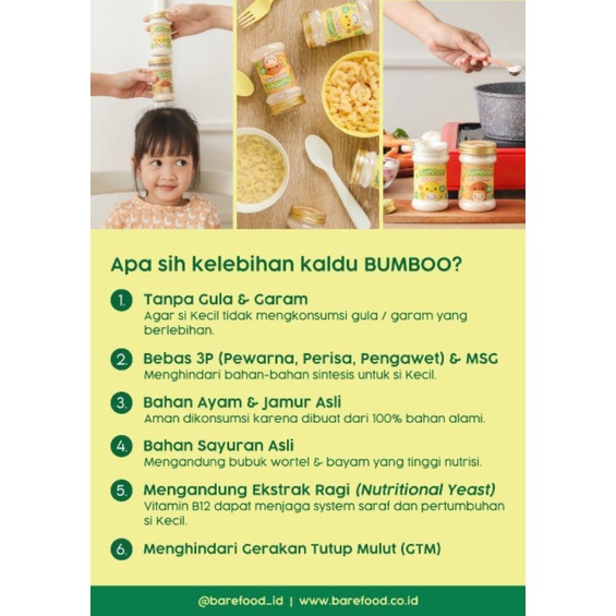 BUMBOO Kaldu Anak MPASI NO MSG - Tanpa Gula dan Garam Kaldu Ayam Jamur