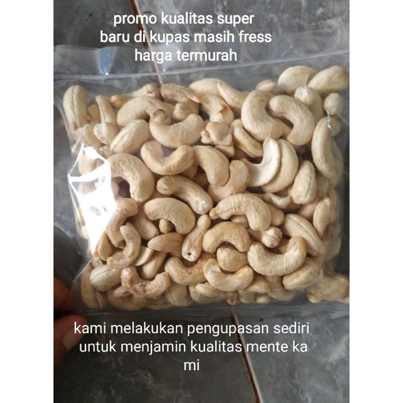

kacang mede mete mentah 250 grm termurah masih fress siap olah