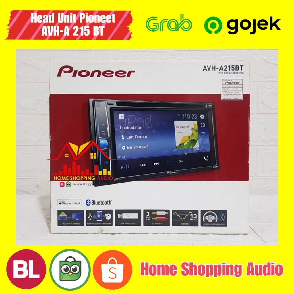 Head unit Pioneer AVH A 215 BT Head Unit Pioneer AVH A215BT