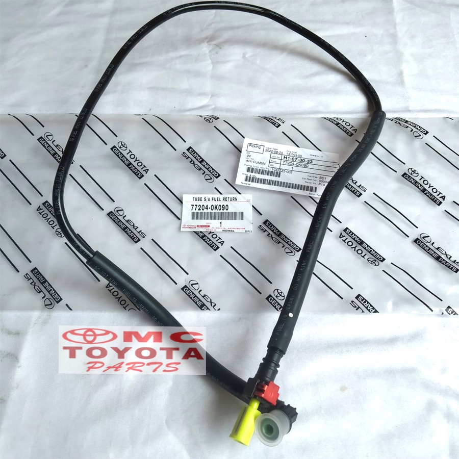 Selang Tanki Bensin / Fuel Return Innova Fortuner Hilux 77204-0K090