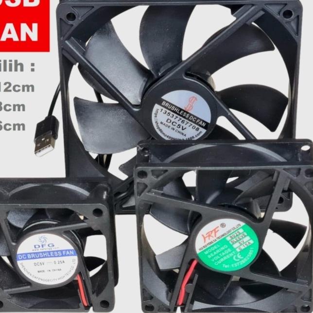 Penjualan Terbanyak.. Cooling Fan USB Kipas Pendingin TV Box Wifi Router AQUASCAPE AQUARIUM - 6cm