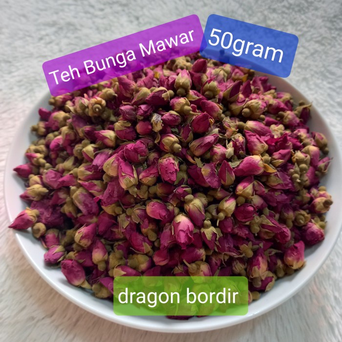 

Teh Bunga Mawar Kering 50gr/Dried Rose Buds Flower Tea