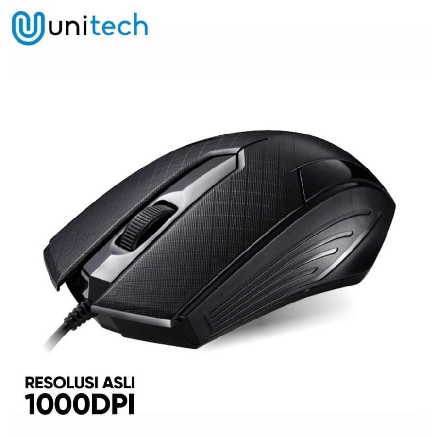 Mouse G4 Unitech Wired Kabel USB 1000DPI - Mouse komputer Laptop