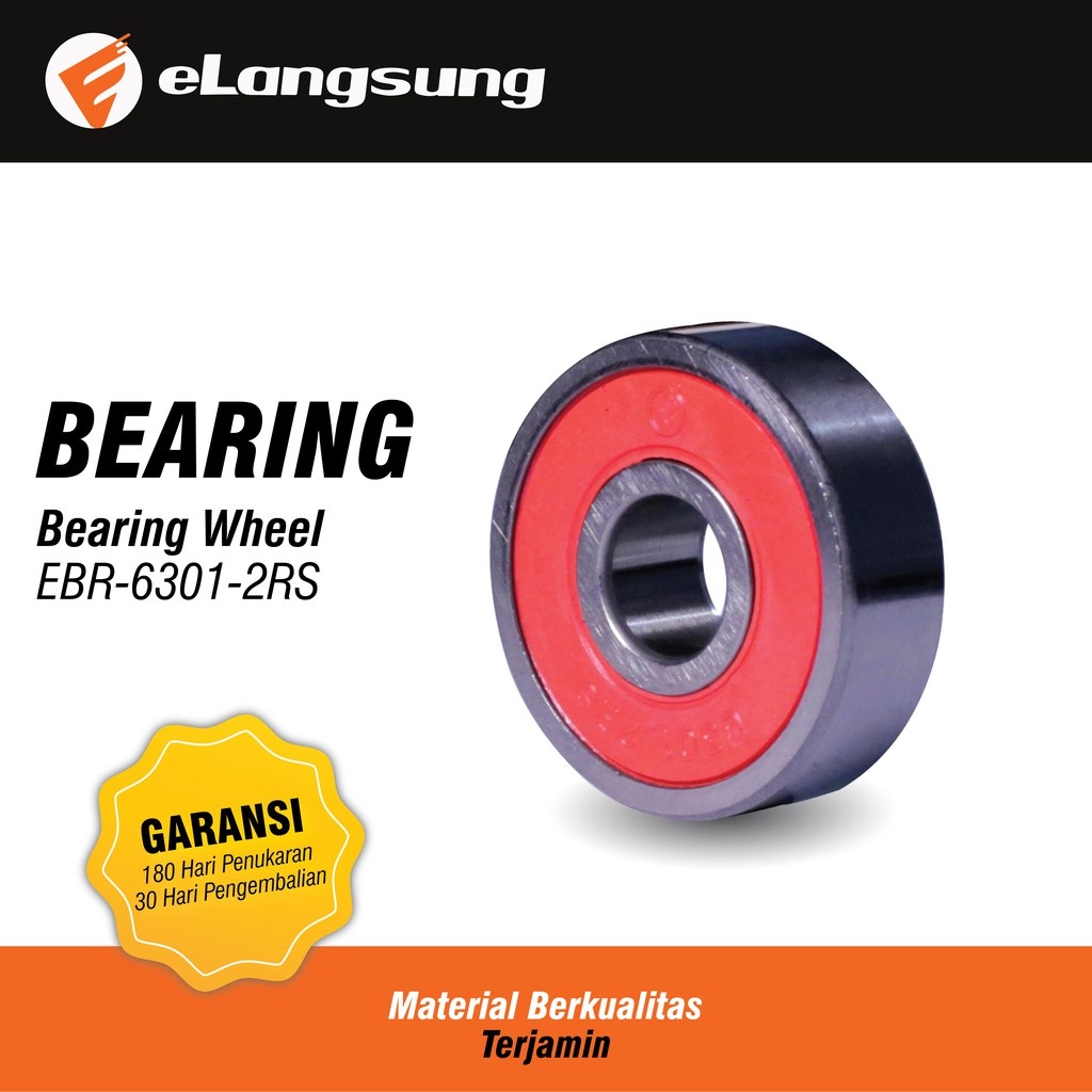 eLangsung Bearing Wheel Rear Sprocket Drum-Bearing Wheel 6301