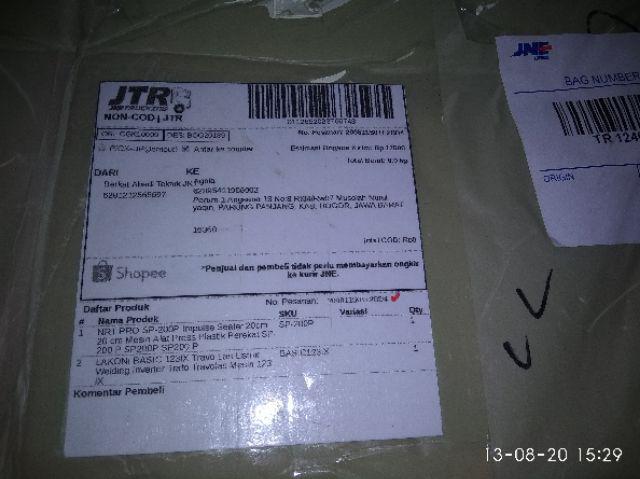 Nrt-pro Sp-200p Impulse Sealer 20cm 20 Cm Mesin Alat Press Plastik Perekat Sp-200 P Sp200p Sp200 P