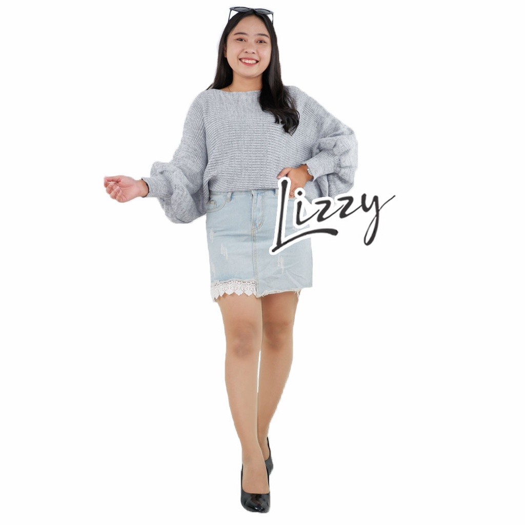 Lizzy - SWEATER BATWING TWIST PREMIUM