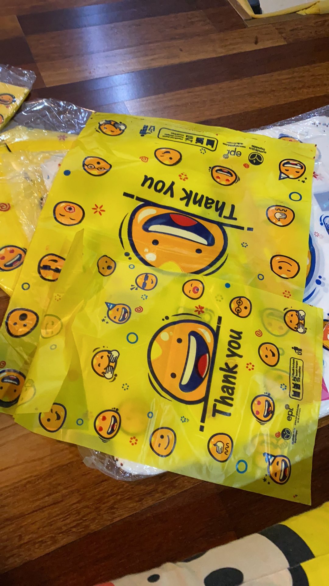 Kantong Kresek Olshop/kresek Motif/kresek Smile/kresek Olshop Tanggung Tipis 30x40 Cm Termurah