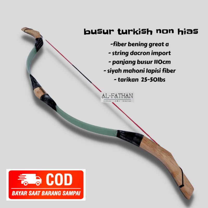 AL-FATHAN BFF.N - BUSUR TURKISH  Horsebow flat fiber NON HIAS 30-60LBS
